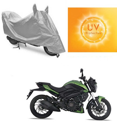 RPSENTTERPR Waterproof Two Wheeler Cover for Bajaj(Dominar, Silver)