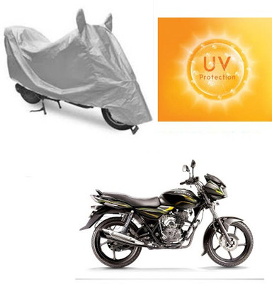 SANJU Waterproof Two Wheeler Cover for Bajaj(Discover 100 DTS-i, Silver)