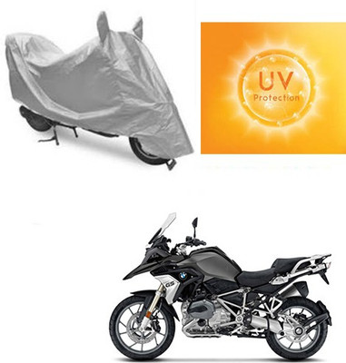 saanvi Waterproof Two Wheeler Cover for BMW(1200 GS, Silver)