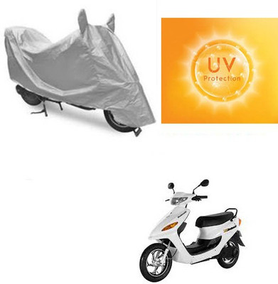 RPSENTTERPR Waterproof Two Wheeler Cover for Indus(Yo Electron, Silver)