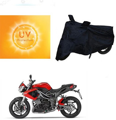 RPSENTTERPR Waterproof Two Wheeler Cover for DSK Benelli(TNT R, Black)