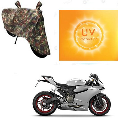 RPSENTTERPR Waterproof Two Wheeler Cover for Ducati(899 Panigale, Grey)
