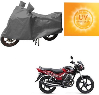 RPSENTTERPR Waterproof Two Wheeler Cover for TVS(Star City, Grey)