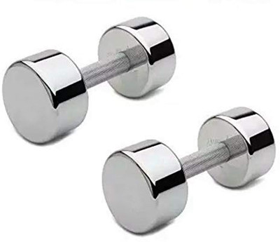 HACKERX STEEL (2pcs * 4kg = 8kg) Fixed Weight Dumbbell (8 kg) Fixed Weight Dumbbell(8 kg)