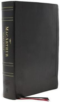 NASB, MacArthur Study Bible, 2nd Edition, Genuine Leather, Black, Thumb Indexed, Comfort Print(English, Leather / fine binding, unknown)