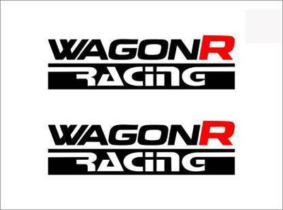 KICKWIX Sticker & Decal for Car & Bike(Black, Red)