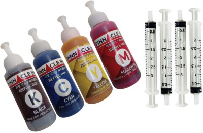 PINNACLE Inks Compatible For Hp 805 Black + Tri Color Combo Pack Ink Bottle
