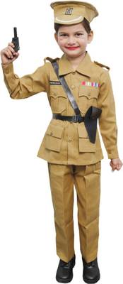 ITSMYCOSTUME Police Costume Dress For Kids-3-4 Years Professional Fancy dress Costume Kids Costume Wear