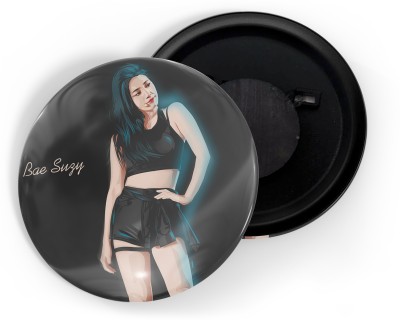 dhcrafts K-Drama actress Bae Suzy D3 Pack of 1 Fridge Magnet Pack of 1(Black)