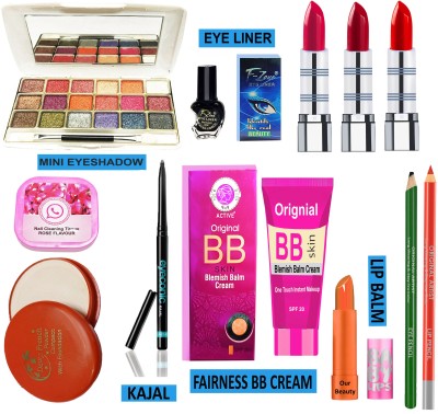 OUR Beauty Glowing Makeup Kit Of 12 Makeup Items KST43(Pack of 12)