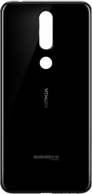 Tworld Nokia 5.1 Plus Back Panel(Night black)
