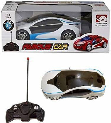 Kid Kraze 3D Light Famous Remote Control High Speed Car(White)