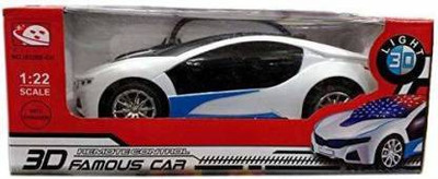 AS TRADERS 3d famous car (white )(White)