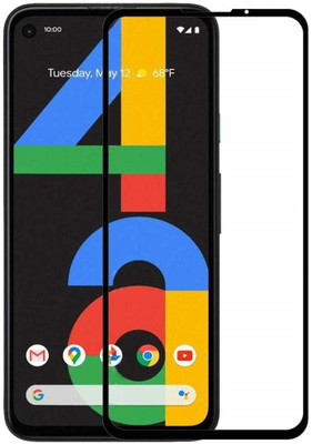 Caseline Edge To Edge Tempered Glass for Google Pixel 4a(Pack of 1)