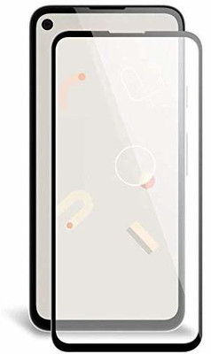 MOBIGENIX Edge To Edge Tempered Glass for GOOGLE PIXEL 4A(Pack of 1)