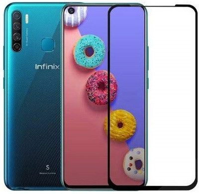 NKCASE Edge To Edge Tempered Glass for Infinix Hot 9(Pack of 1)