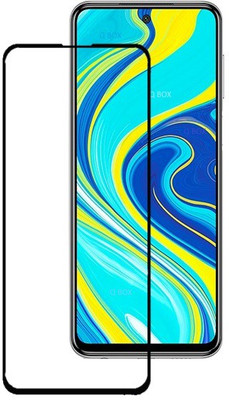 Q Box Edge To Edge Tempered Glass for Redmi note 9 pro 5G(Pack of 1)