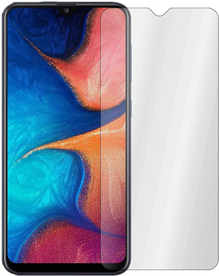 FlipSmartGuard Edge To Edge Tempered Glass for Samsung Galaxy A20(Pack of 1)