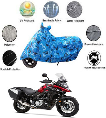 JVG Two Wheeler Cover for Suzuki(V Strom 650, Multicolor)