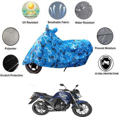 JVG Two Wheeler Cover for Yamaha(FZ-S FI, Multicolor)