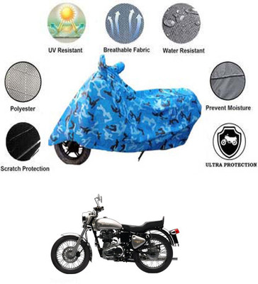 JVG Two Wheeler Cover for Royal Enfield(Bullet Electra Twinspark, Multicolor)
