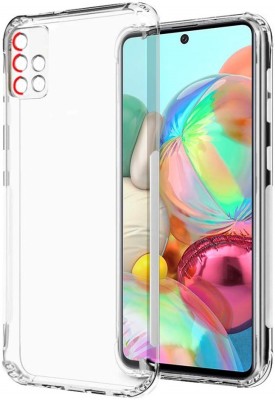 Phone Back Cover Bumper Case for Samsung Galaxy M30s(Transparent, White, Grip Case, Pack of: 1)