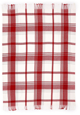 Mi Arcus Checkered Single Throw for  Heavy Winter(Woollen Blend, Multicolor)