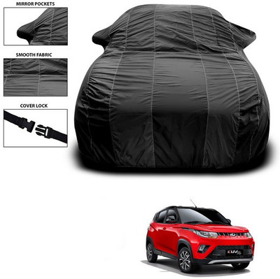 SEBONGO Car Cover For Mahindra eKUV100 (With Mirror Pockets)(Black)