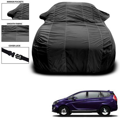 ANTHUB Car Cover For Mahindra Marazzo (With Mirror Pockets)(Black)