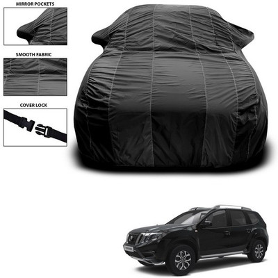 ANTHUB Car Cover For Nissan Terrano (With Mirror Pockets)(Black)