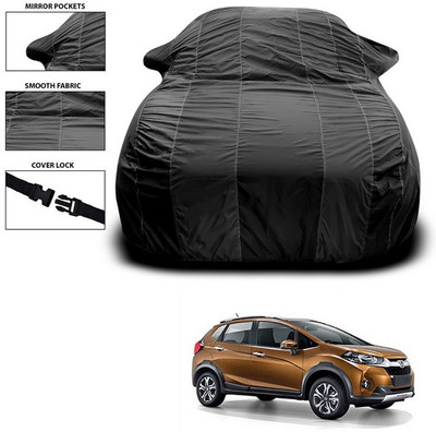 ANTHUB Car Cover For Honda WR-V (With Mirror Pockets)(Black)