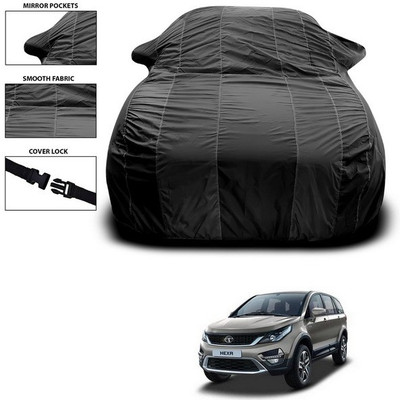 ANTHUB Car Cover For Tata Hexa (With Mirror Pockets)(Black)