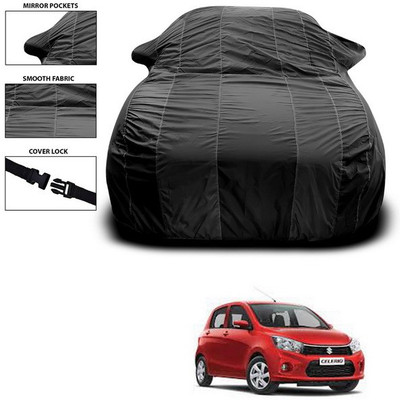 ANTHUB Car Cover For Maruti Suzuki Celerio (With Mirror Pockets)(Black)