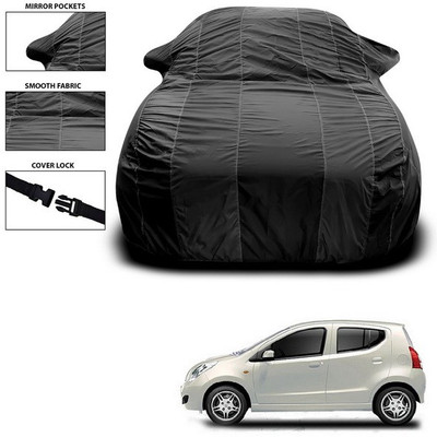 ANTHUB Car Cover For Maruti Suzuki A-Star (With Mirror Pockets)(Black)