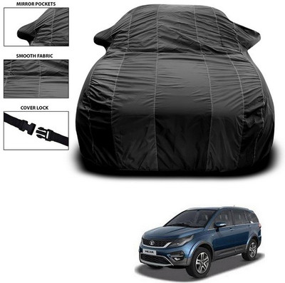 ANTHUB Car Cover For Tata Hexa (With Mirror Pockets)(Black)