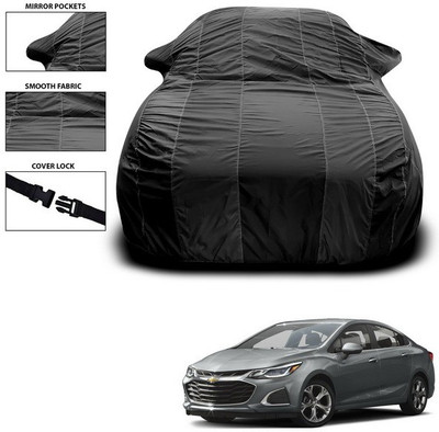 SEBONGO Car Cover For Chevrolet Cruze (With Mirror Pockets)(Black)