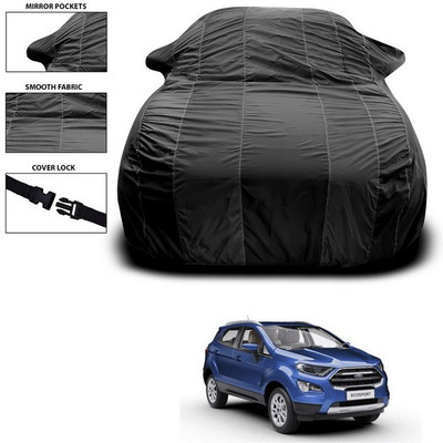 ANTHUB Car Cover For Ford Ecosport (With Mirror Pockets)(Black)