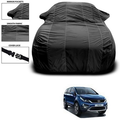 ANTHUB Car Cover For Tata Hexa (With Mirror Pockets)(Black)