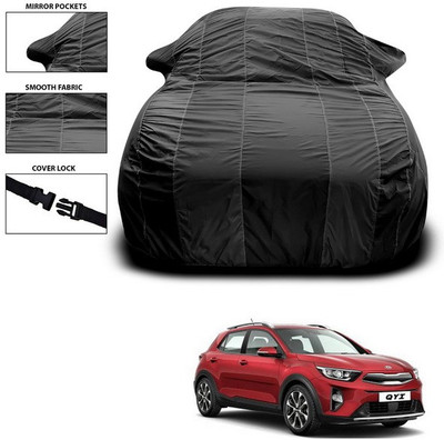 ANTHUB Car Cover For Kia QYI (With Mirror Pockets)(Black)