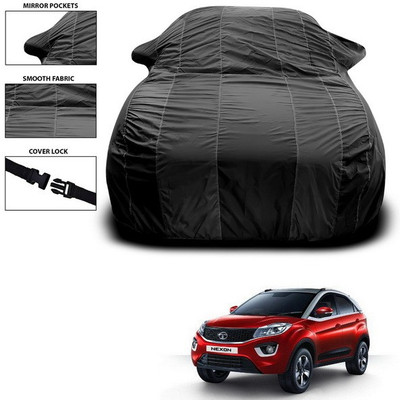 ANTHUB Car Cover For Tata Nexon (With Mirror Pockets)(Black)