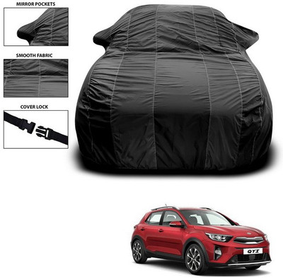 SEBONGO Car Cover For Kia QYI (With Mirror Pockets)(Black)