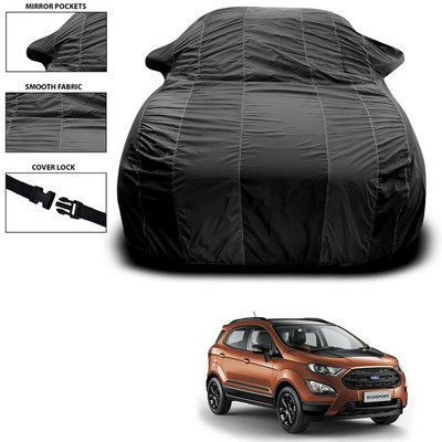 ANTHUB Car Cover For Ford Ecosport (With Mirror Pockets)(Black)