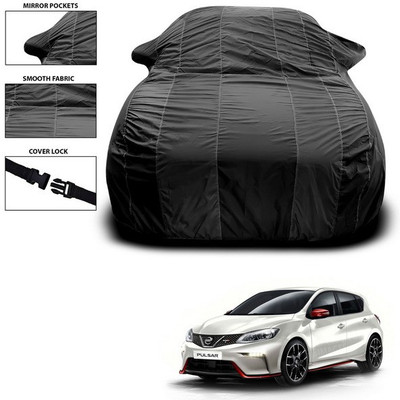 SEBONGO Car Cover For Nissan Pulsar (With Mirror Pockets)(Black)