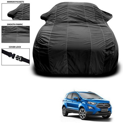 ANTHUB Car Cover For Ford Ecosport (With Mirror Pockets)(Black)