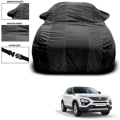 ANTHUB Car Cover For Tata Harrier (With Mirror Pockets)(Black)