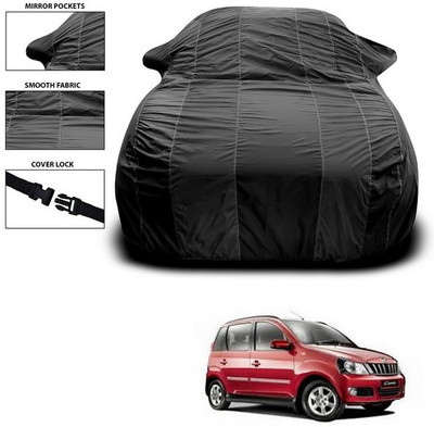 ANTHUB Car Cover For Mahindra Quanto (With Mirror Pockets)(Black)