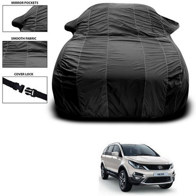 ANTHUB Car Cover For Tata Hexa (With Mirror Pockets)(Black)