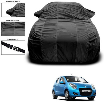 SEBONGO Car Cover For Maruti Suzuki A-Star (With Mirror Pockets)(Black)