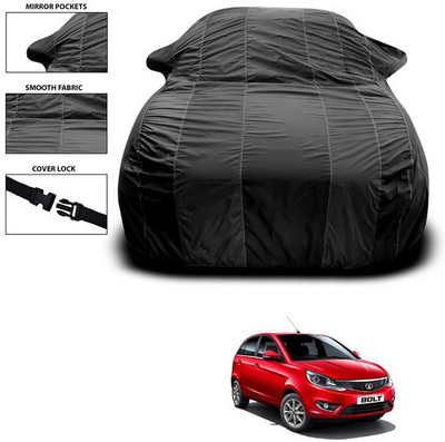 ANTHUB Car Cover For Tata Bolt (With Mirror Pockets)(Black)
