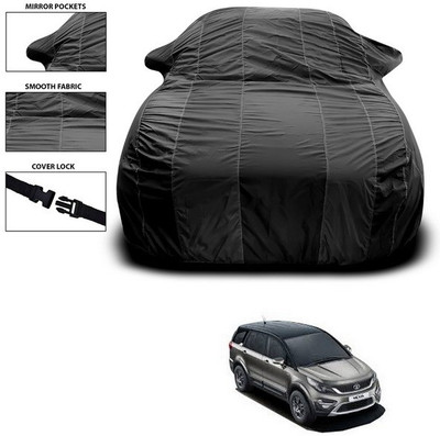 ANTHUB Car Cover For Tata Hexa (With Mirror Pockets)(Black)